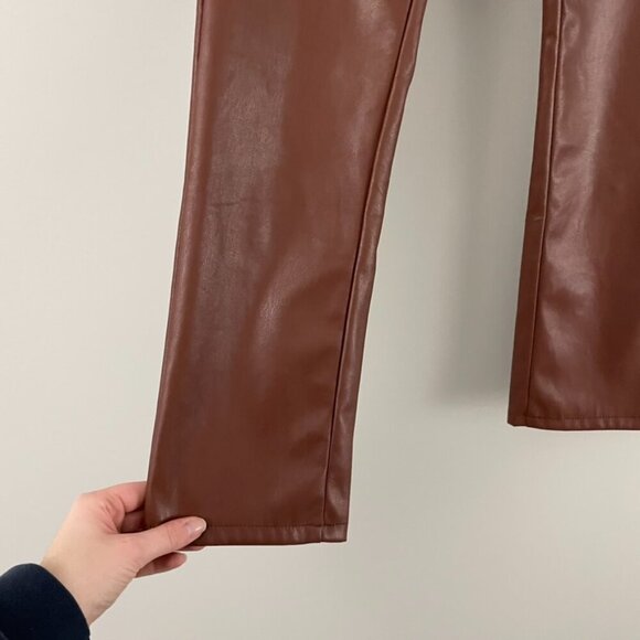 Mother The Mid Rise Dazzler Ankle Pants in Wax On Wax Off Friar Brown Size 26 - Picture 8 of 9